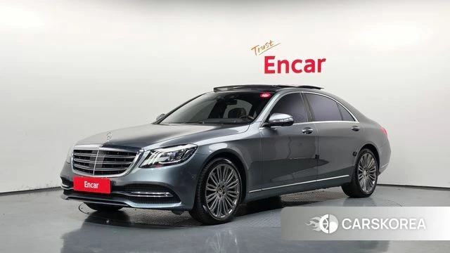 Mercedes-Benz S-Class W222 2018 Серебристо-серый из Кореи