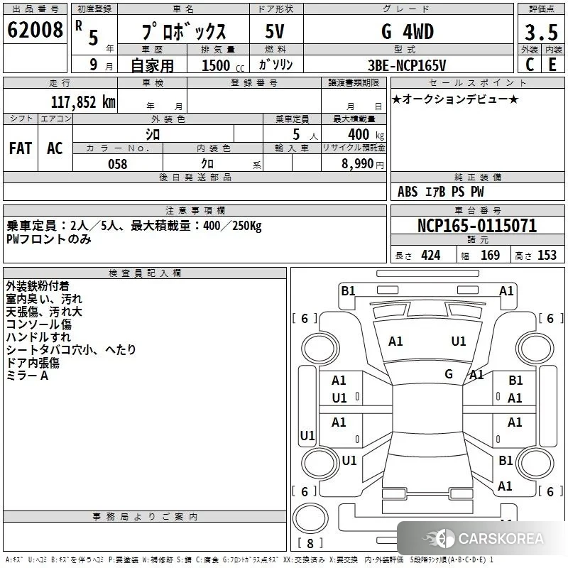Toyota Probox 2023 из Японии