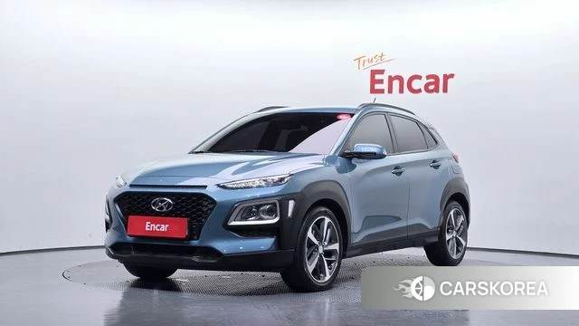 Hyundai Kona 2018 Небесно-голубой из Кореи