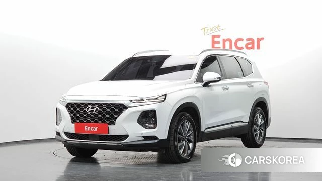 Hyundai Santa Fe TM 2019 Белый из Кореи