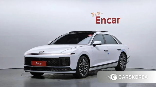 Hyundai Grandeur Hybrid (GN7) 2025 Белый из Кореи