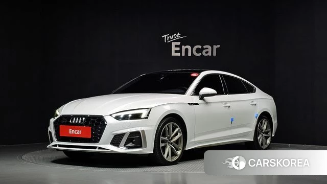 Audi A5 (F5) 2021 Белый из Кореи