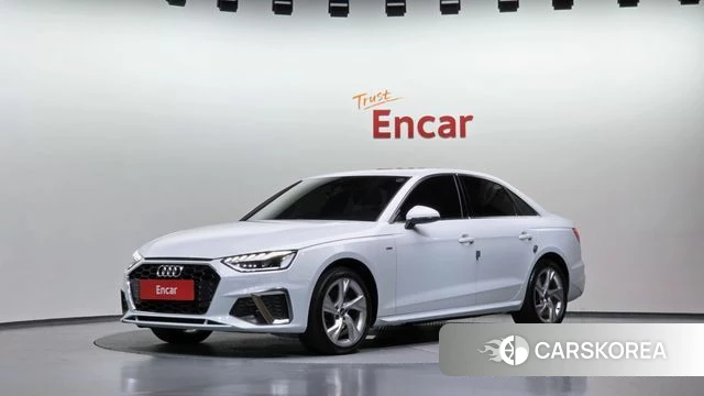 Audi A4 (B9) 2021 Белый из Кореи