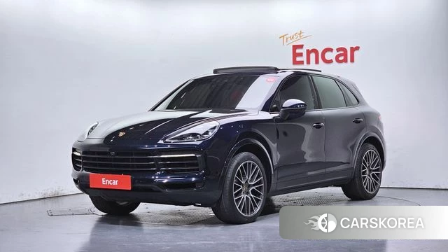 Porsche Cayenne (PO536) 2019 Синий из Кореи