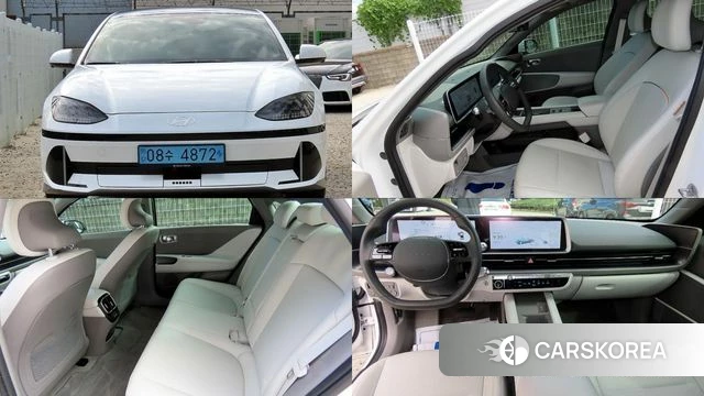 Hyundai Ionic 6 2022 Белый из Кореи