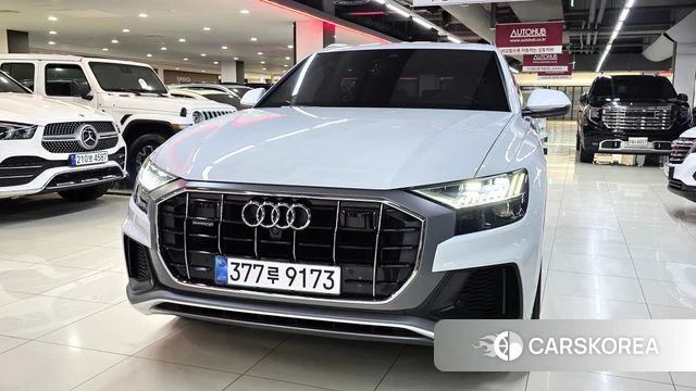 Audi Q8 (4M) 2021 Белый из Кореи