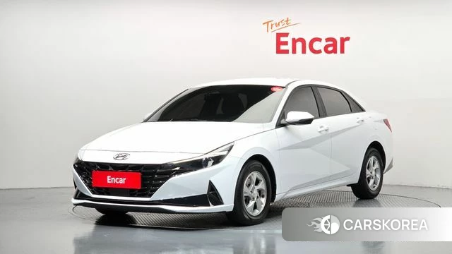 Hyundai Avante (CN7) 2021 Белый из Кореи