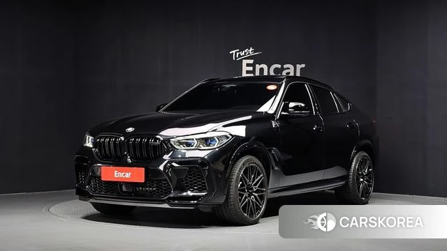 BMW X6M (G06) 2021 Черный из Кореи