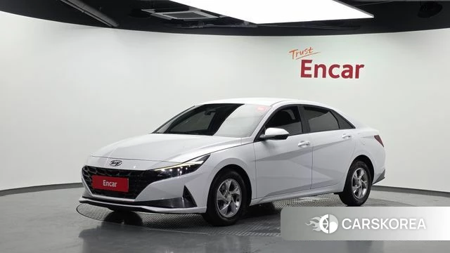Hyundai Avante (CN7) 2021 Белый из Кореи