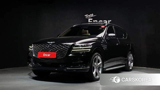 Genesis GV80 2021 Черный из Кореи