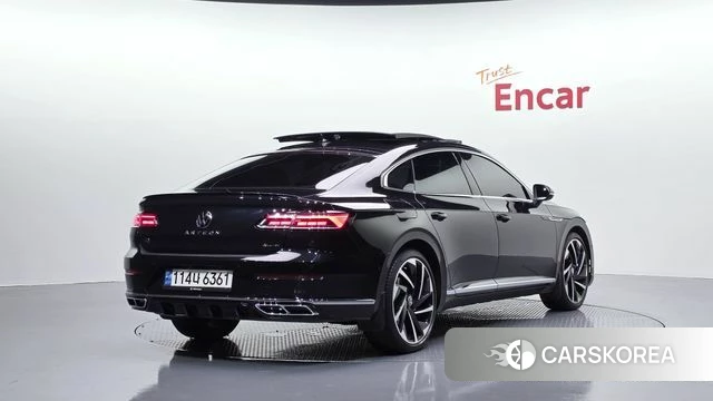 Volkswagen Arteon 2022 Черный из Кореи
