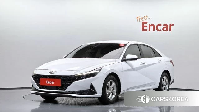 Hyundai Avante (CN7) 2022 Белый из Кореи