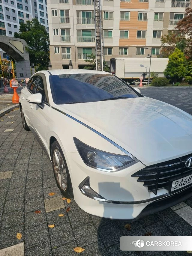 Hyundai Sonata (DN8) 2020 Белый из Кореи
