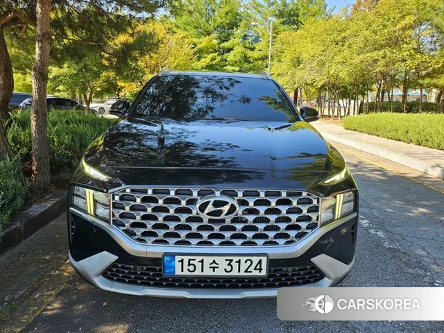 Hyundai The New Santa Fe 2021 Черный из Кореи