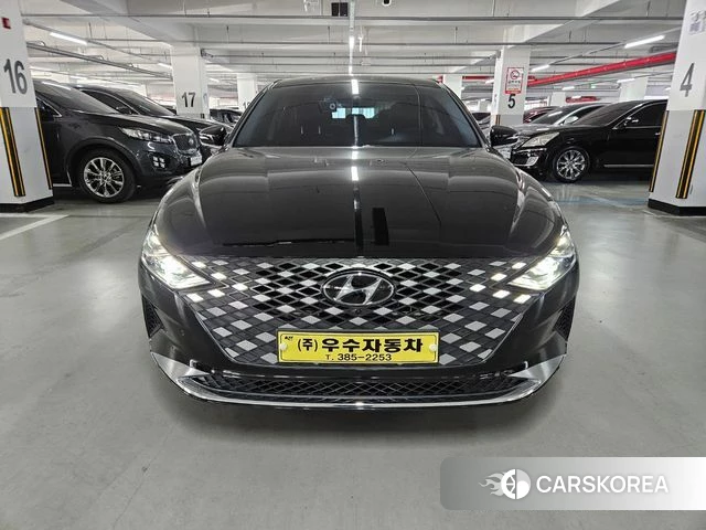 Hyundai The New Grandeur IG Hybrid 2019 Черный из Кореи