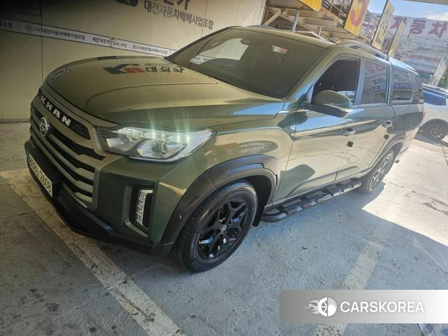 Ssangyong The New Rexton Sports Cannes 2022 Темно-зеленый из Кореи