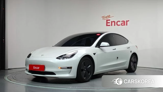 Tesla Model 3 2021 Белый из Кореи