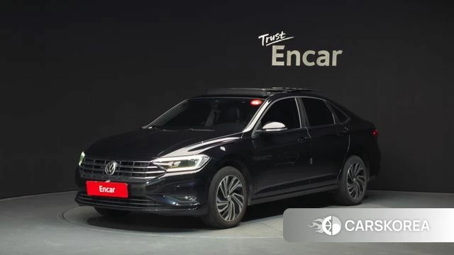 Volkswagen 7th Generation of Jetta 2021 Черный из Кореи