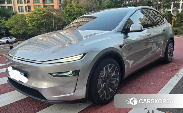 Tesla Model Y 2026 Серебряный из Кореи