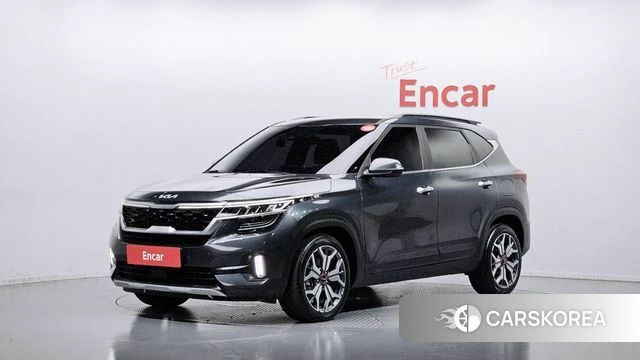 Kia Seltos 2022 Серый из Кореи