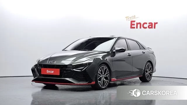 Hyundai Avante (CN7) 2022 Серый из Кореи