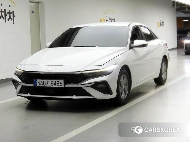 Hyundai The New Avante (CN7) 2023 Белый из Кореи