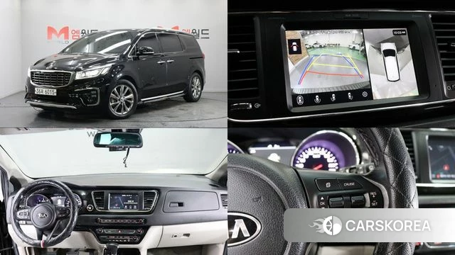 Kia The New Carnival 2018 Черный из Кореи