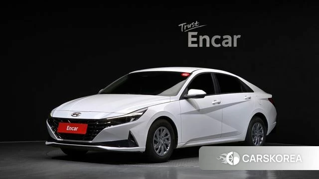 Hyundai Avante (CN7) 2020 Белый из Кореи