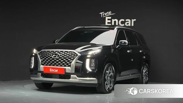 Hyundai Palisade 2022 Черный из Кореи