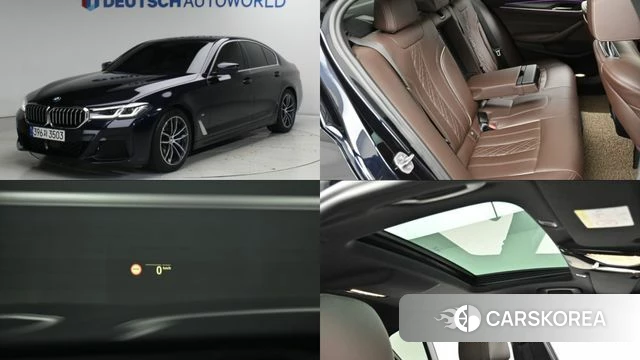 BMW 5 Series (G30) 2022 Черный из Кореи