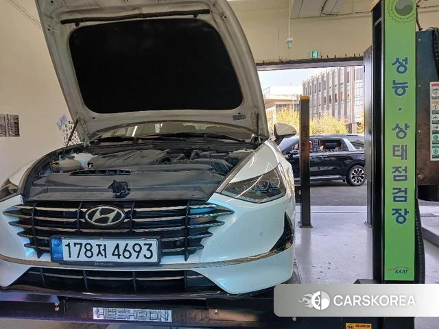Hyundai Sonata (DN8) 2019 Белый из Кореи