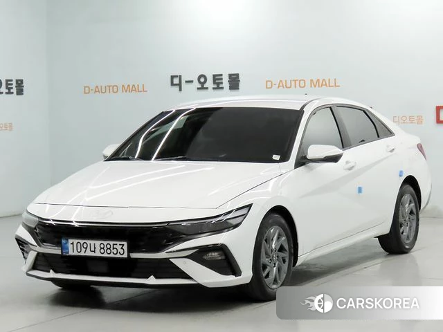 Hyundai The New Avante (CN7) 2023 Белый из Кореи