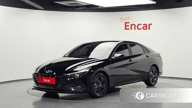 Hyundai Avante Hybrid (CN7) 2022 Черный из Кореи
