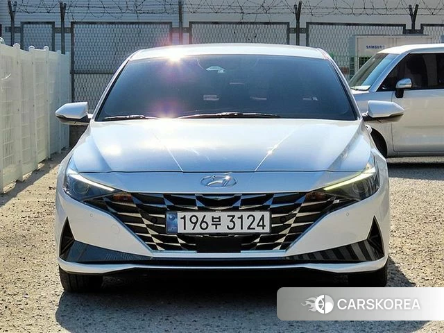 Hyundai Avante (CN7) 2020 Белый из Кореи