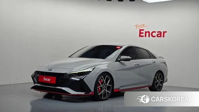 Hyundai Avante (CN7) 2023 Серебристо-серый из Кореи