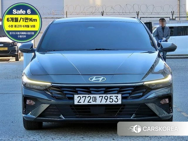 Hyundai The New Avante (CN7) 2023 Серый из Кореи
