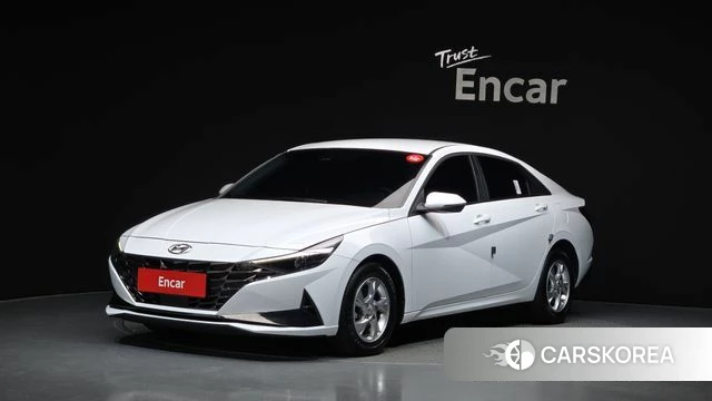 Hyundai Avante (CN7) 2022 Белый из Кореи