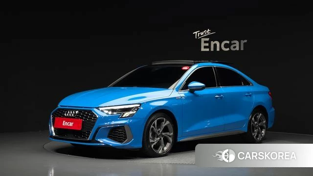 Audi A3 (8Y) 2022 Синий из Кореи