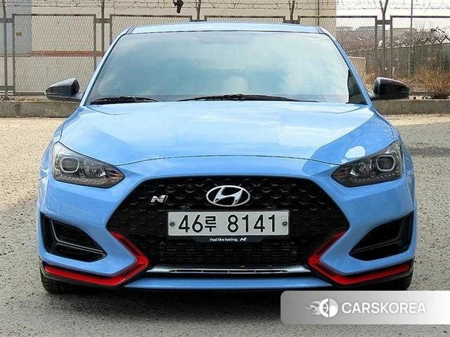 Hyundai Veloster (JS) 2018 Небесно-голубой из Кореи