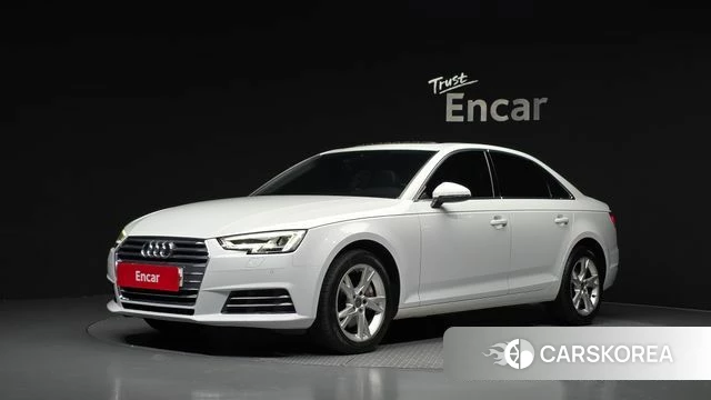 Audi A4 (B9) 2018 Белый из Кореи