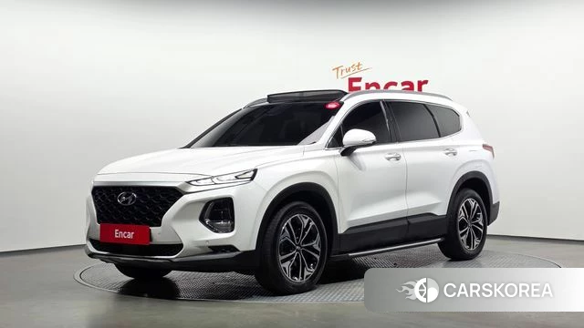 Hyundai Santa Fe TM 2019 Белый из Кореи