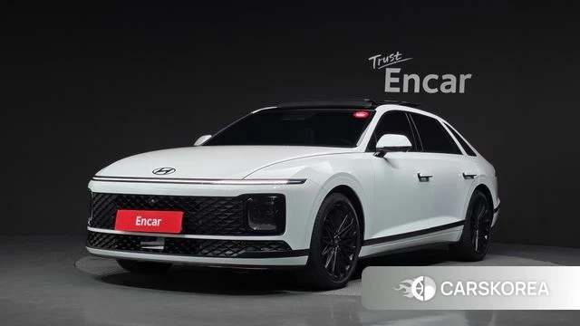 Hyundai Grandeur Hybrid (GN7) 2024 Белый из Кореи