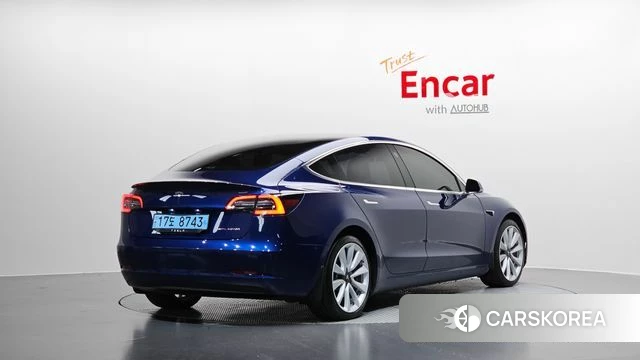 Tesla Model 3 2020 Синий из Кореи