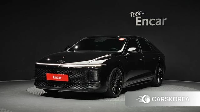 Hyundai Grandeur Hybrid (GN7) 2024 Черный из Кореи