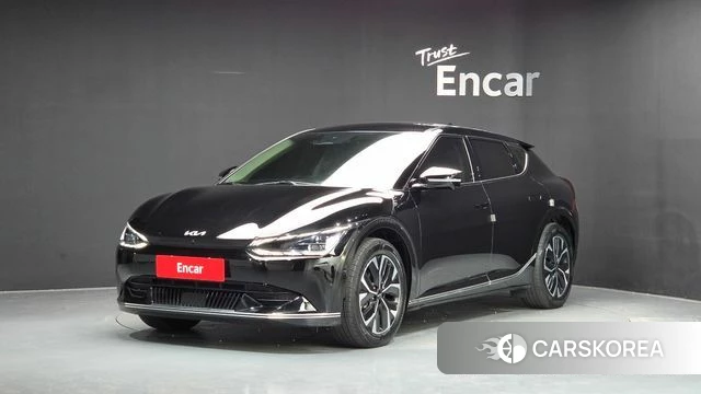 Kia EV6 2022 Черный из Кореи