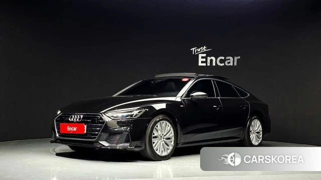 Audi A7 (4K) 2021 Черный из Кореи