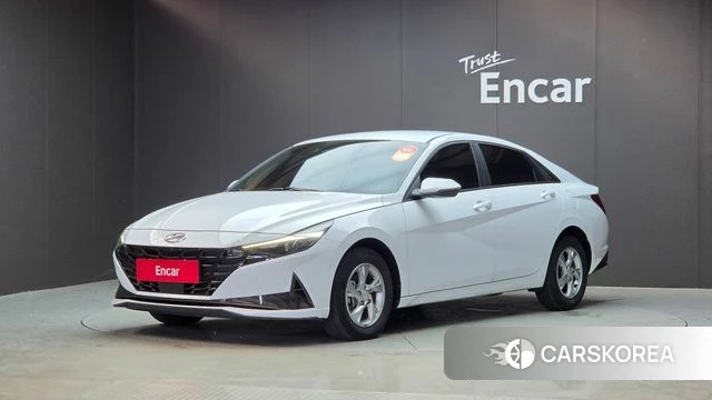 Hyundai Avante (CN7) 2022 Белый из Кореи