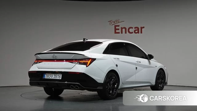 Hyundai The New Avante (CN7) 2024 Белый из Кореи