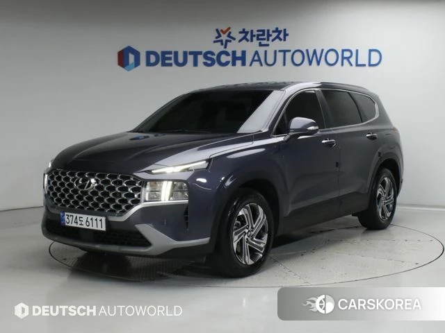 Hyundai The New Santa Fe 2021 Серый из Кореи