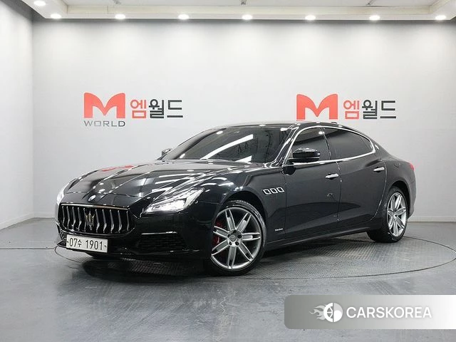 Maserati Quattroporte 2018 Черный из Кореи